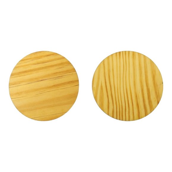 Wooden Coffee Tea Beverage Drink Coasters 5 And 6 Of 8 Round Copenhagen NEW Box - Picture 3 of 8